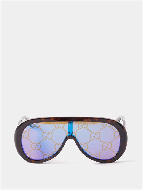 gucci oversized mask sunglasses|Gucci blue light blocking glasses.